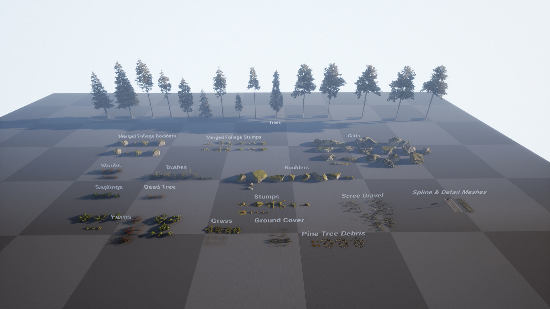 Forest Walk - Unreal Engine 4 Low-poly 3D model_16