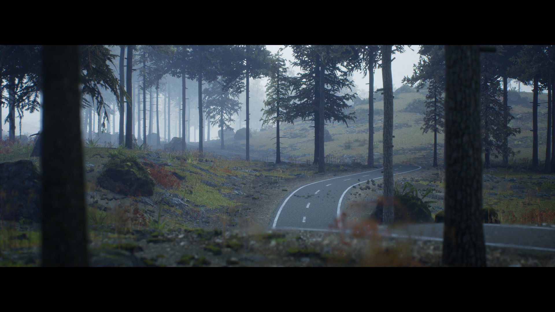 Forest Walk - Unreal Engine 4 Low-poly 3D model_7