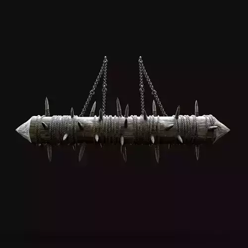 JAGGED LOG PITFALL BOOBY TRAP HUNTER DEADFALL