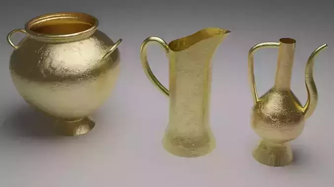 Collection of vases