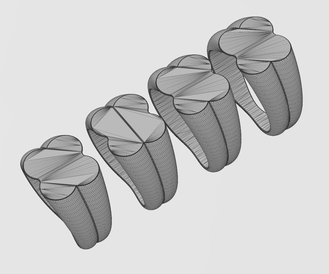 Rounded corners engravable signet ring Us sizes 7to10 3D print model_11