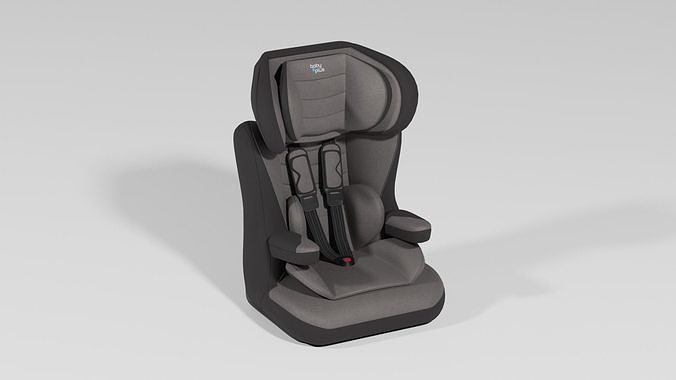 Baby Plus Myla Platinium 9-36 kg Isofix baby car seat S Low-poly 3D model