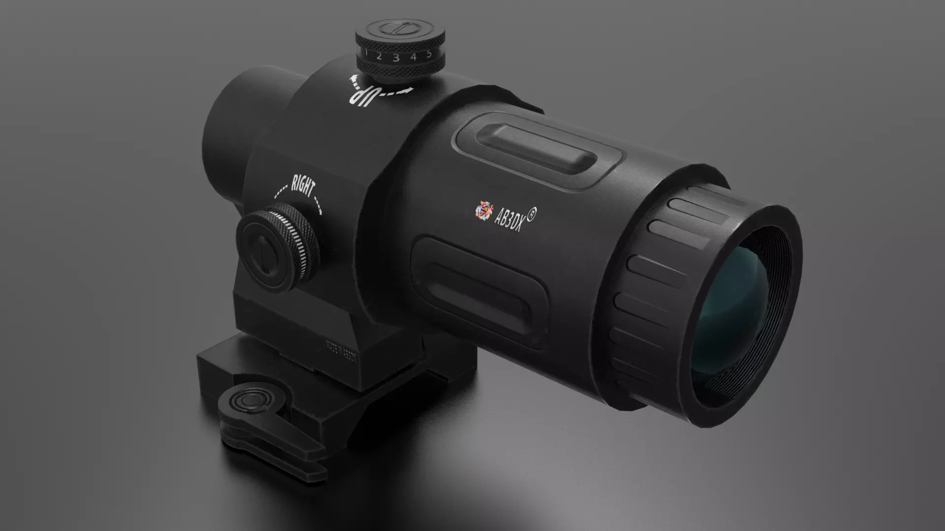 G33 Magnifier Scope Low-poly 3D model
