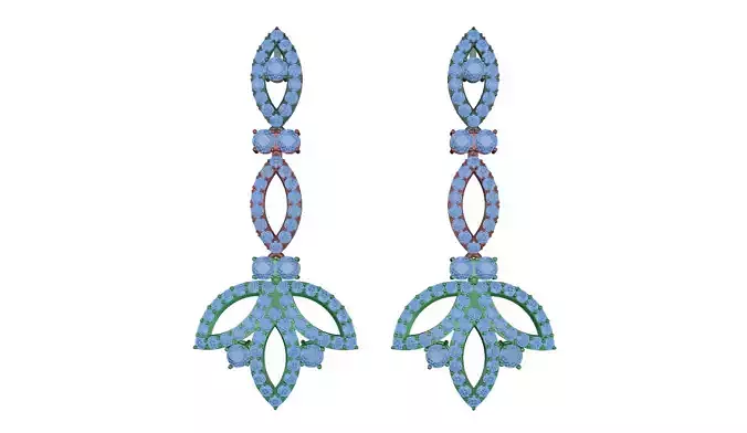 earring pair of earrings with stones