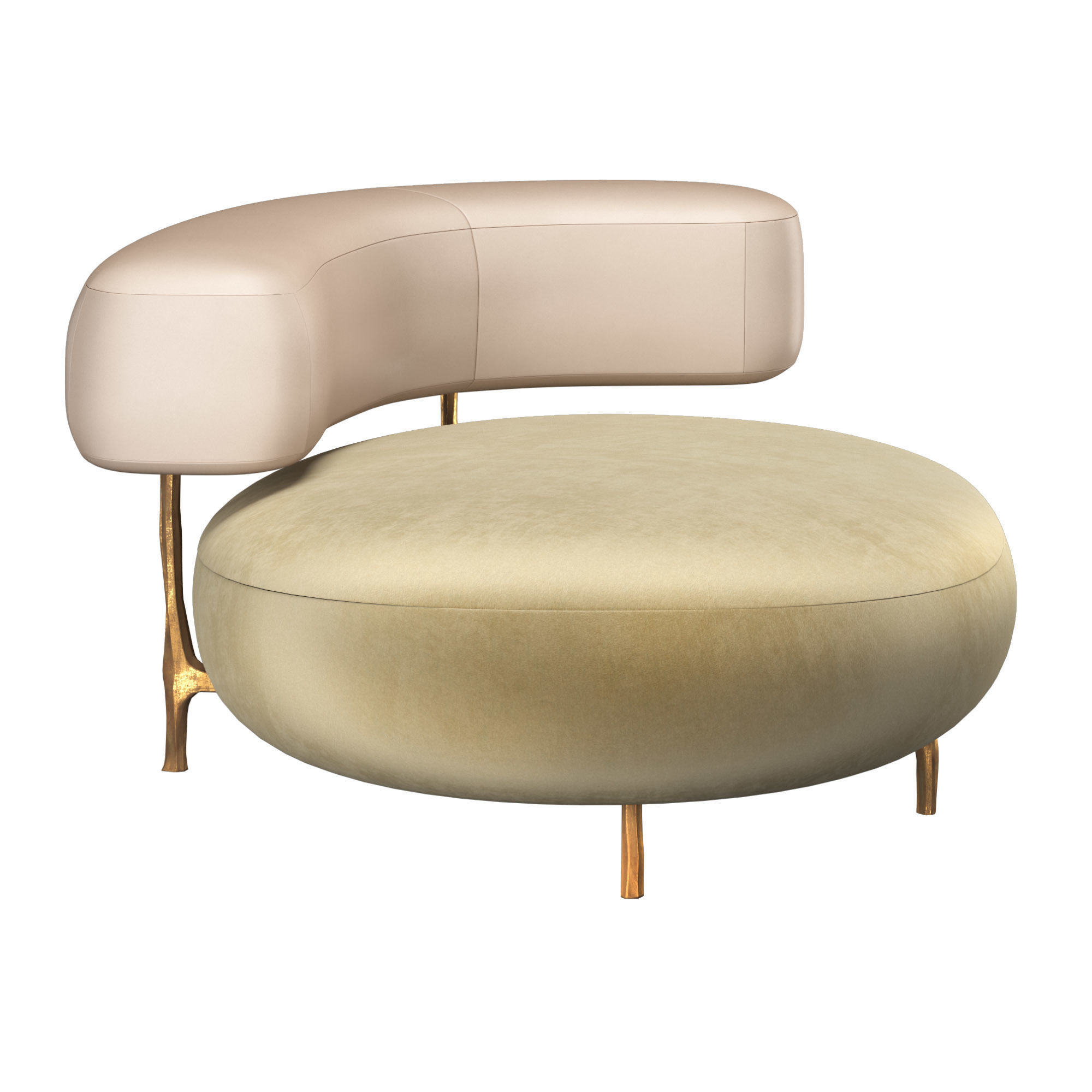 Ella Armchair 3D model_2