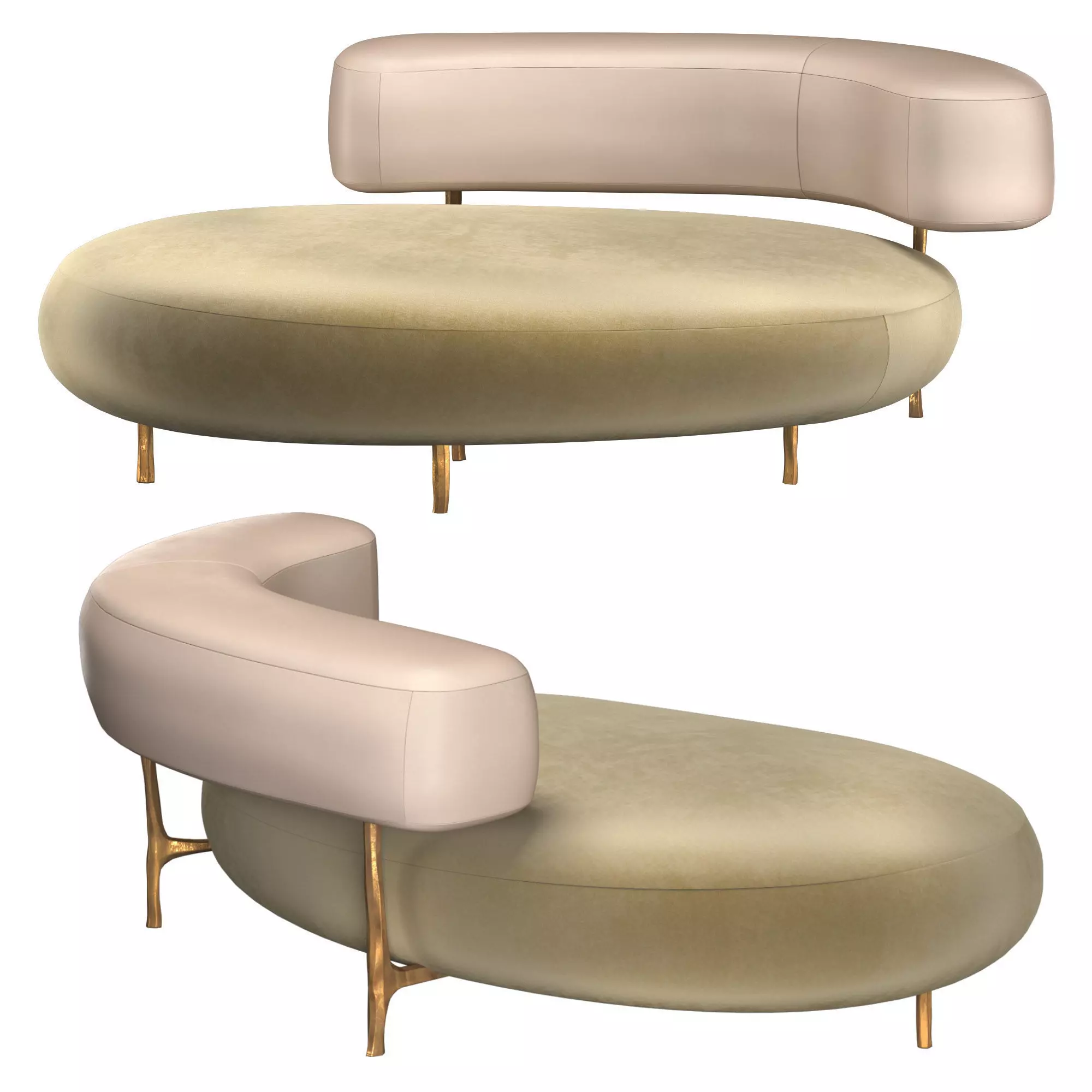 Ella Armchair 3D model_0