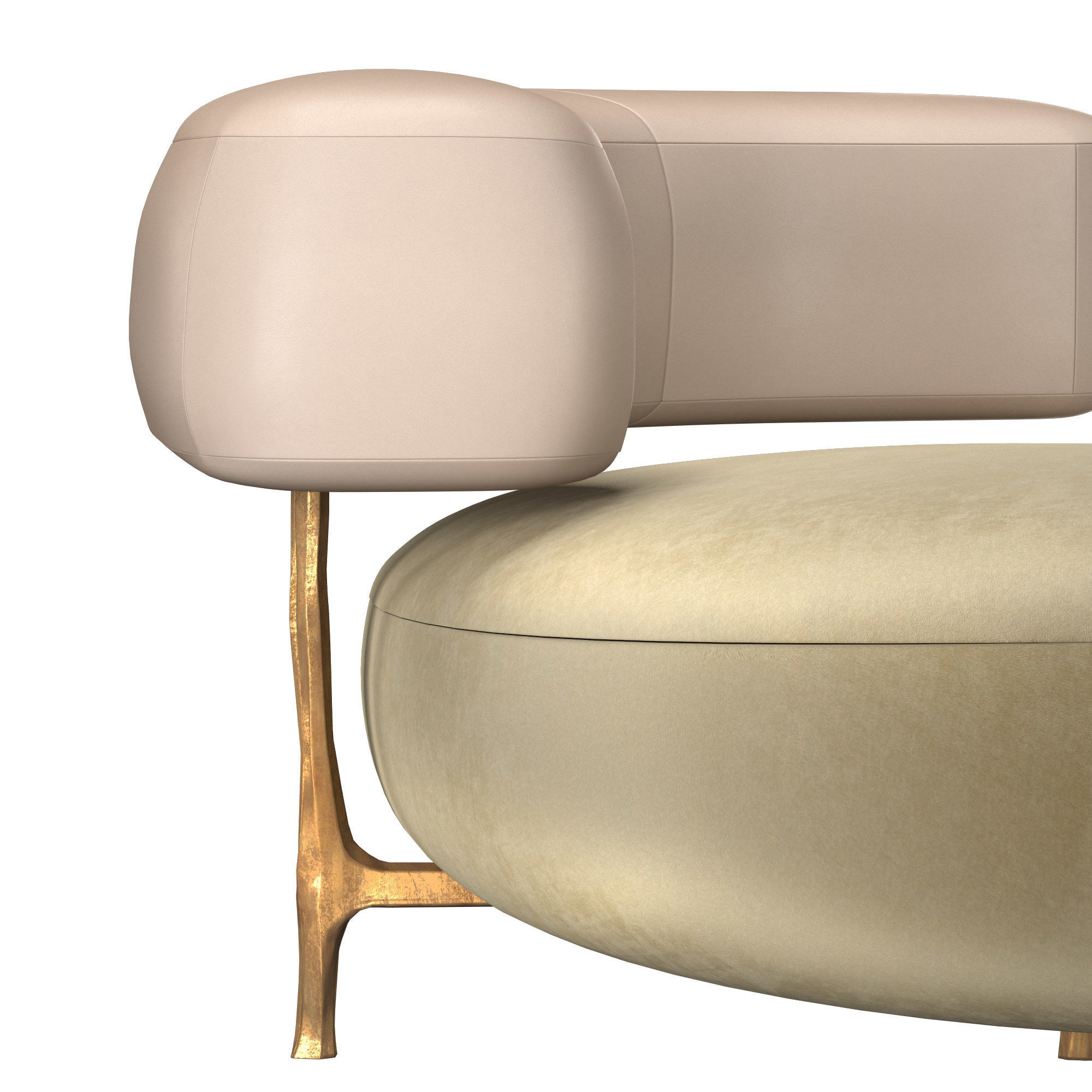 Ella Armchair 3D model_6