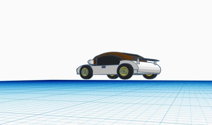 sports car 3D print model_2