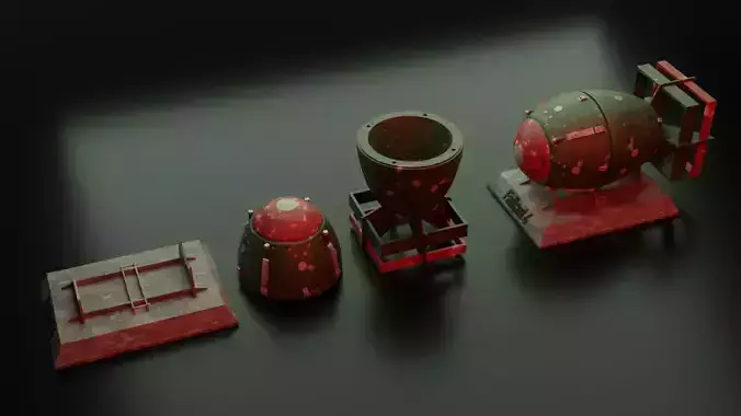 Fallout 4 NukeBomb Free 3D print model