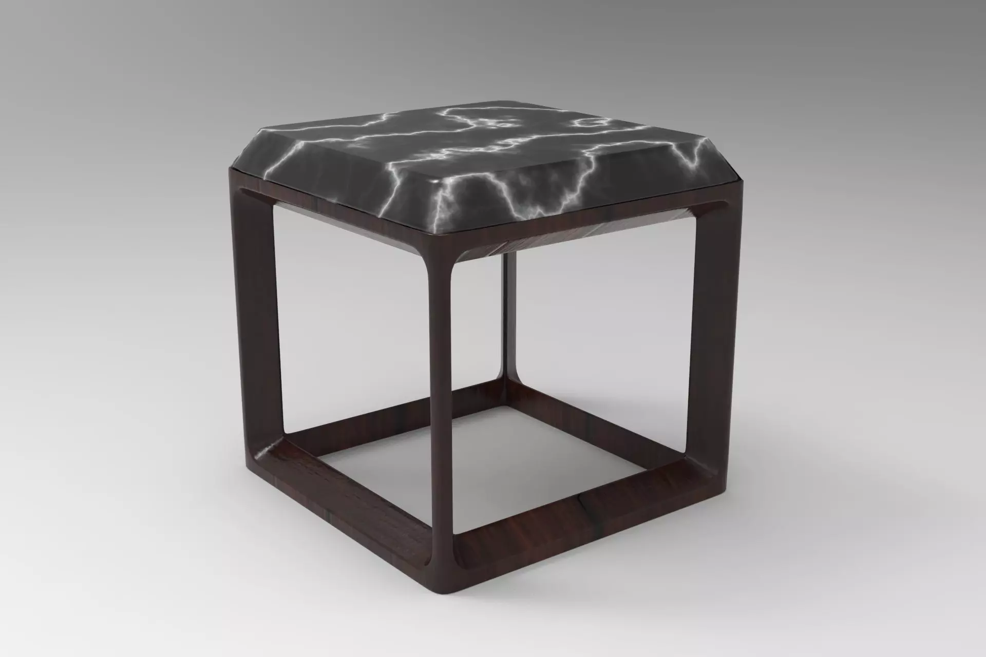 Bone Coffee Table Low-poly 3D model_0