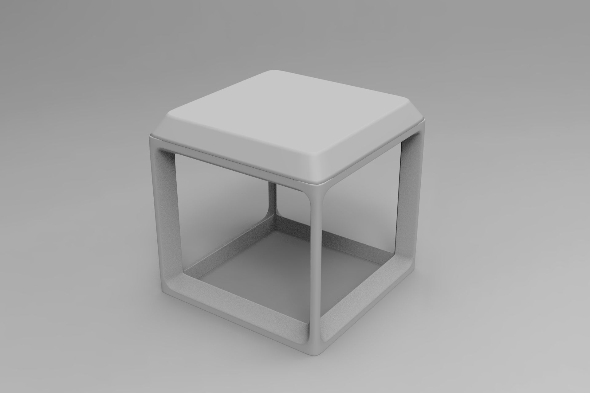 Bone Coffee Table Low-poly 3D model_8