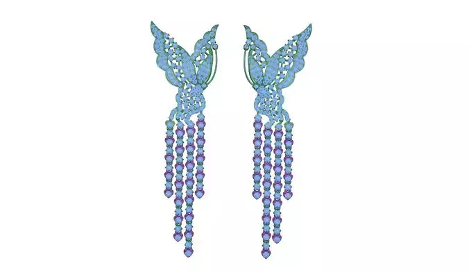 earring rhinestone hummingbird earrings
