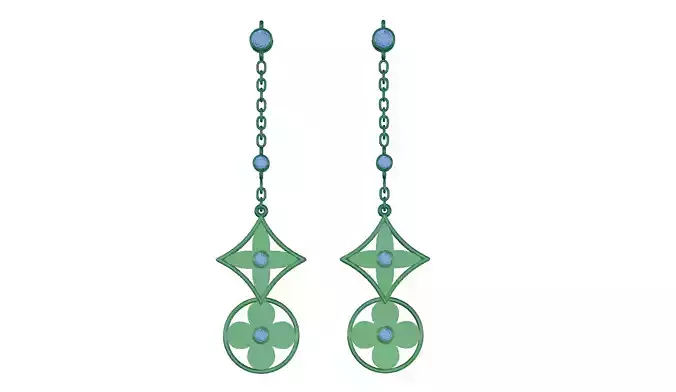 earring deco dangle earrings