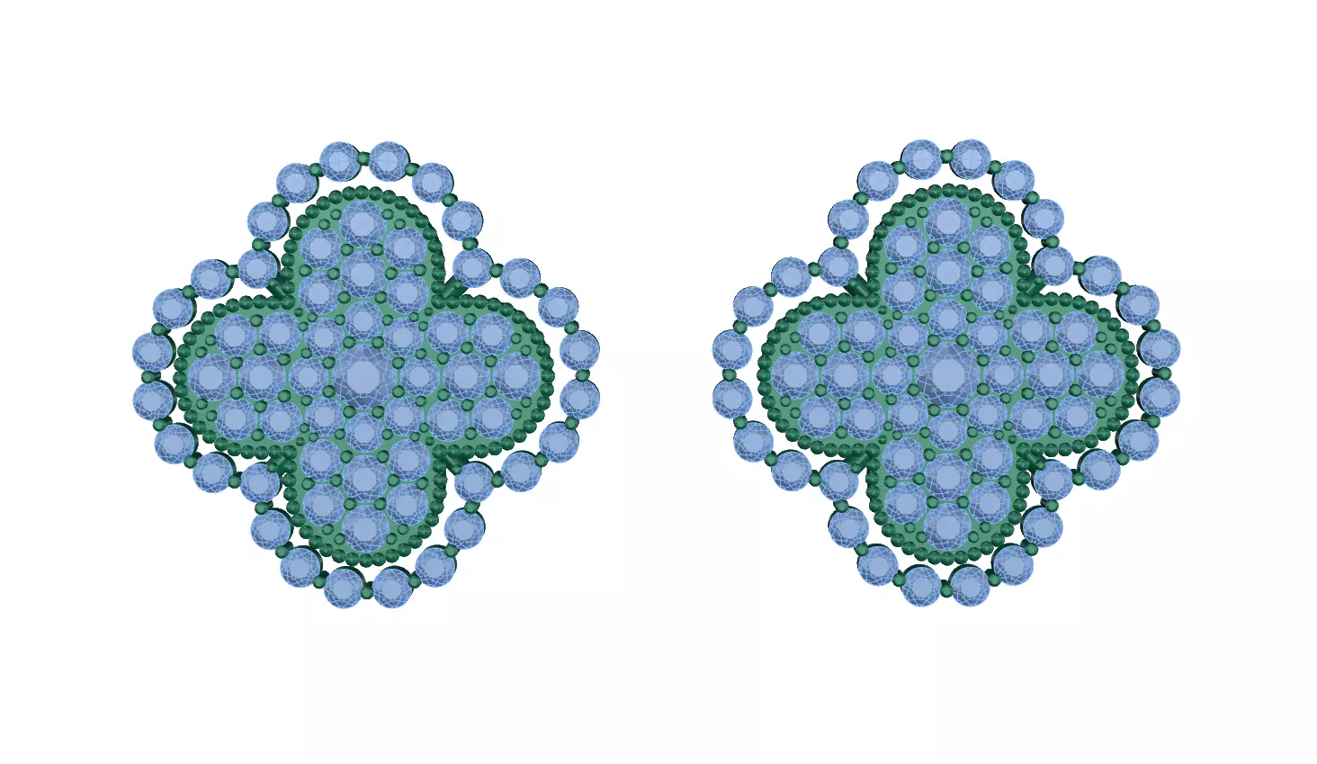 earring two flower shaped earrings 3D print model_0