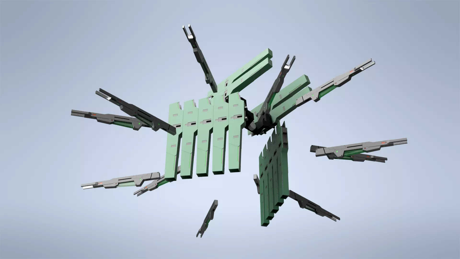 Zabanya Final Battle Equipment - HG 3D model 3D printable | CGTrader