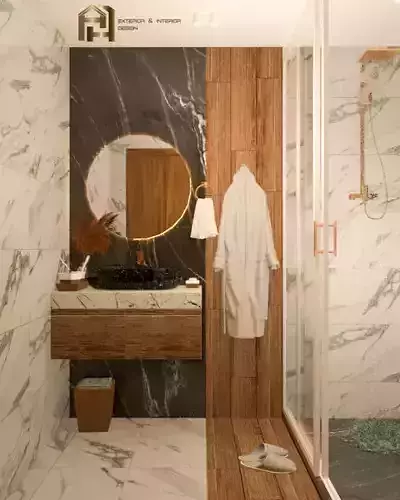 small bathroom 3D model