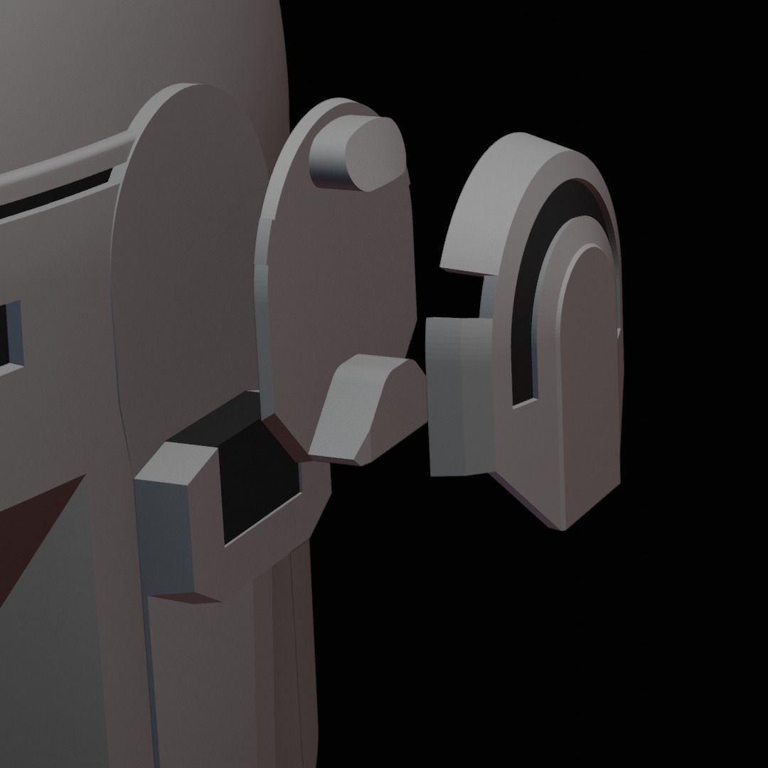 THE MANDALORIAN HELMET V2 3D print model_9