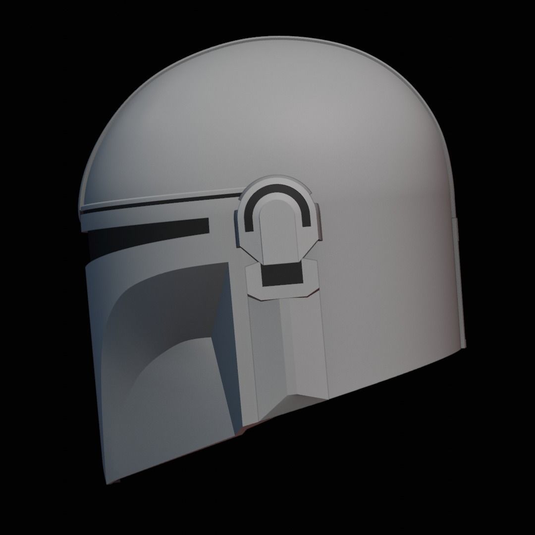 THE MANDALORIAN HELMET V2 3D print model_4