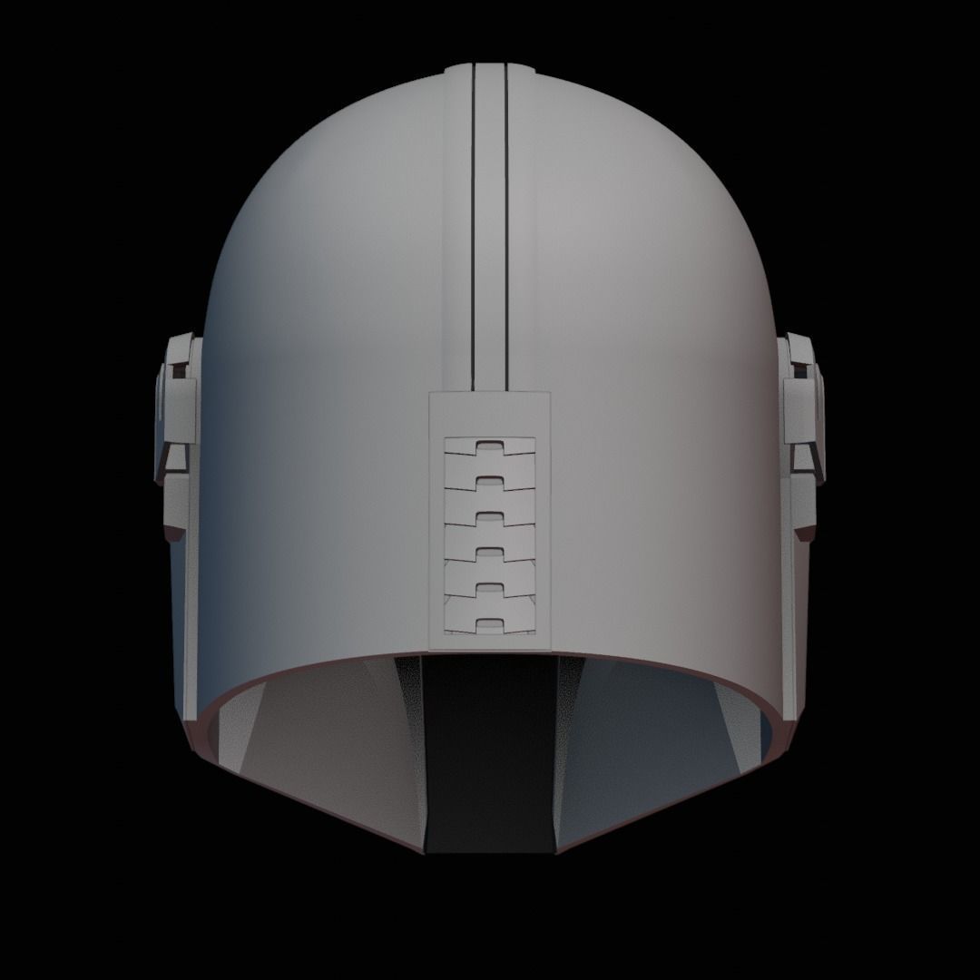 THE MANDALORIAN HELMET V2 3D print model_5