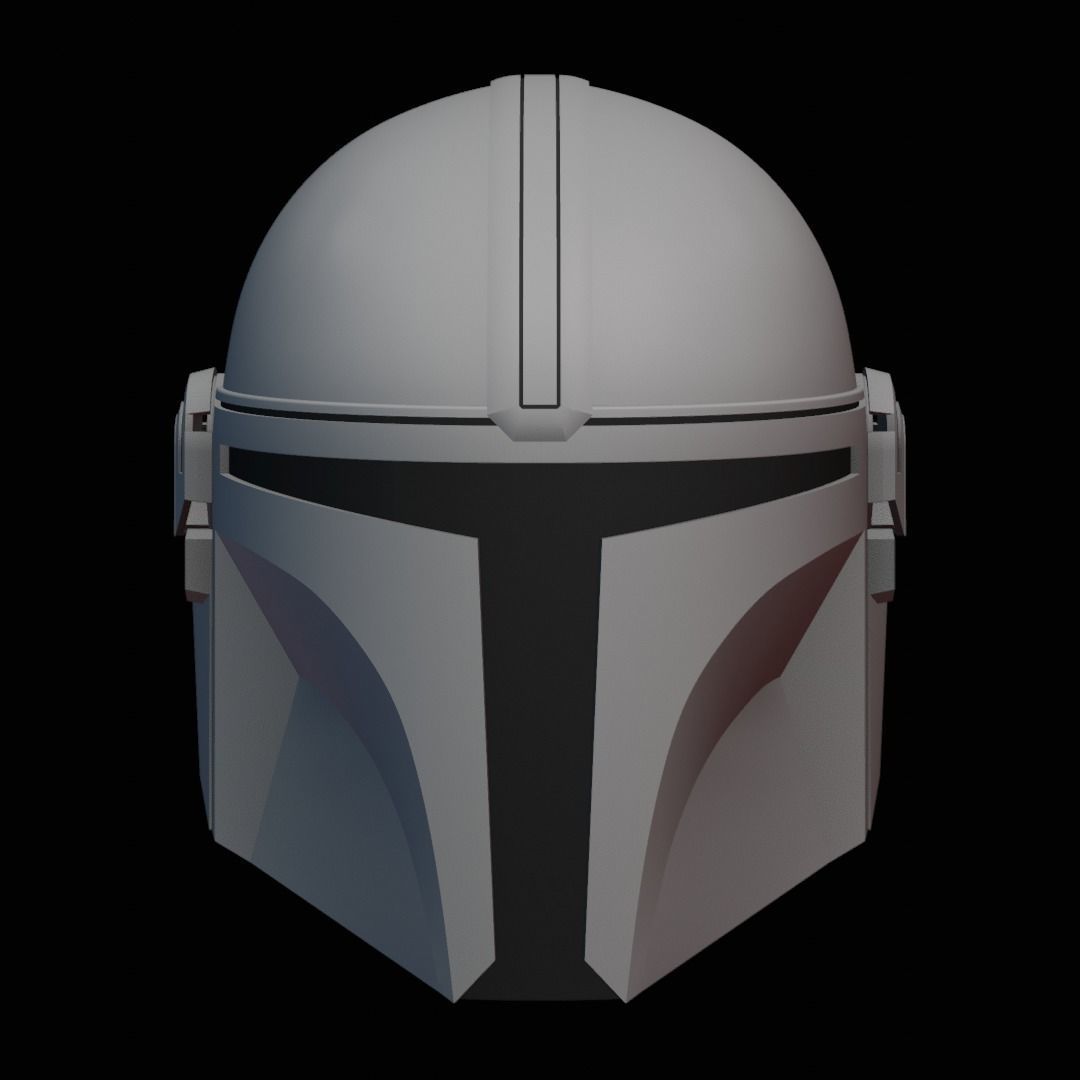 THE MANDALORIAN HELMET V2 3D print model_3