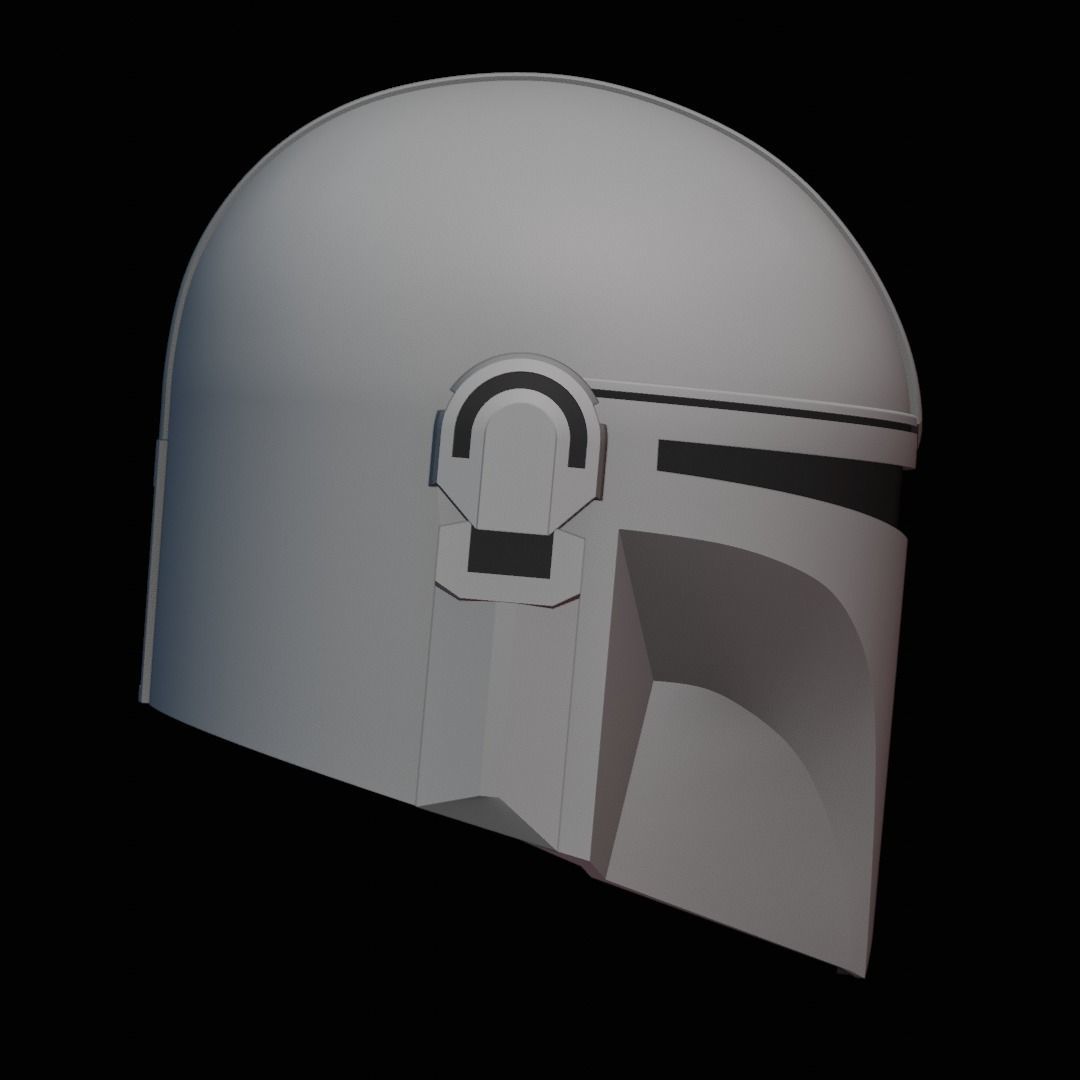 THE MANDALORIAN HELMET V2 3D print model_6