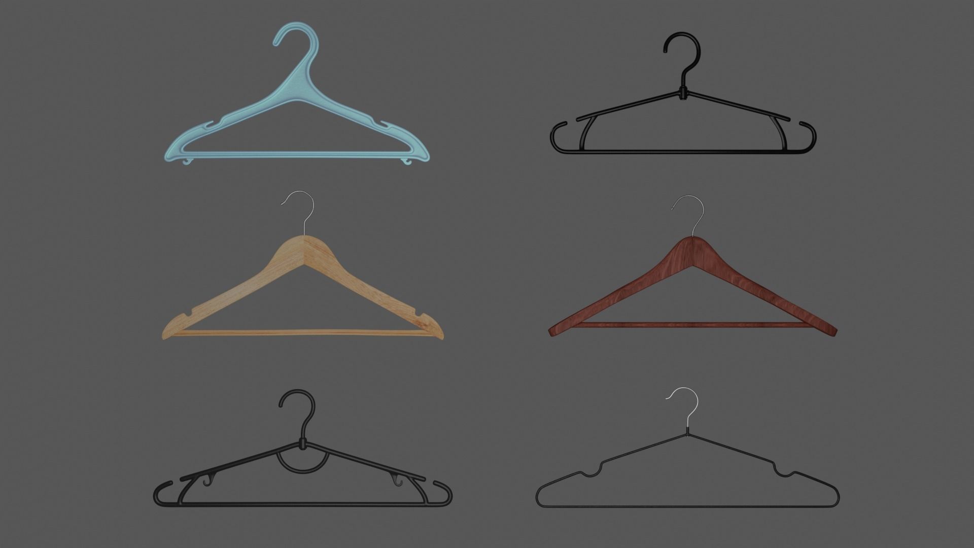 Hangers 3D model_1