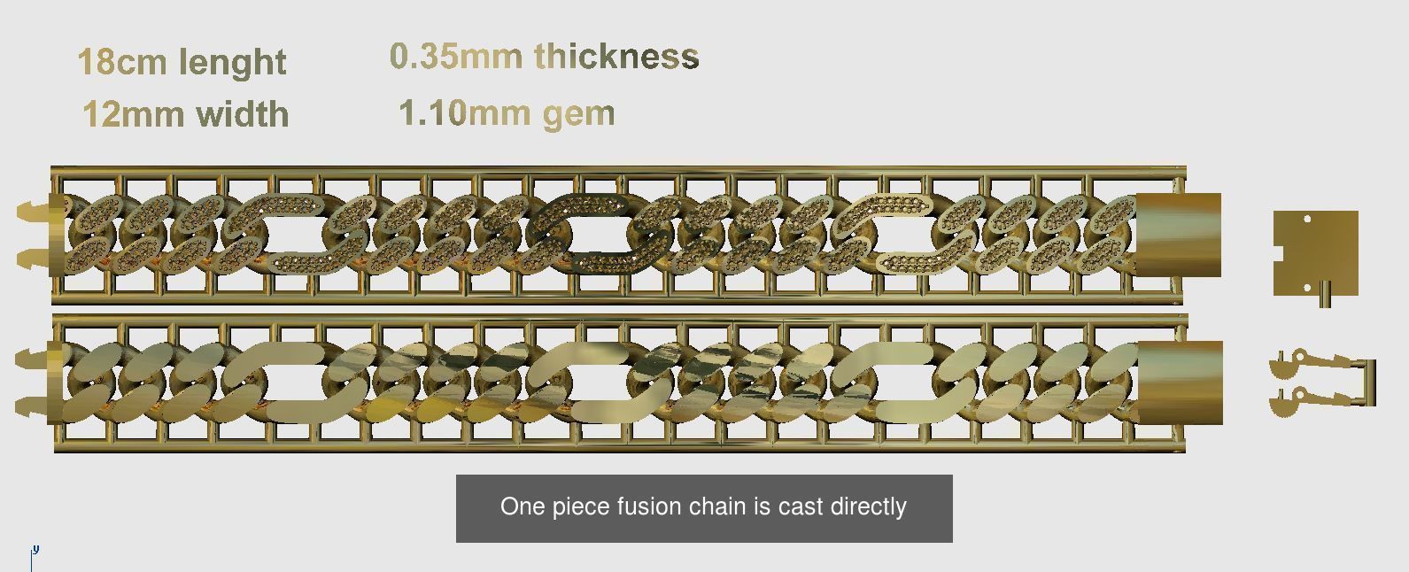 hollow chain models 24pcs 3D Model Collection_5