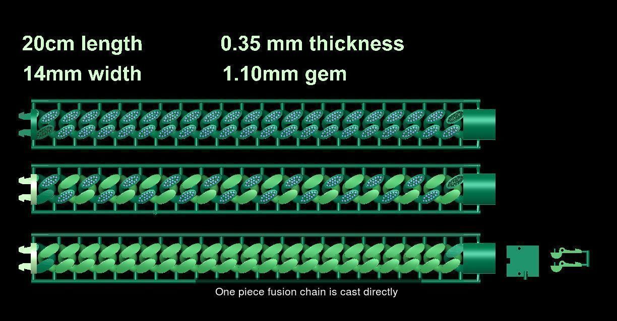 hollow chain models 24pcs 3D Model Collection_4