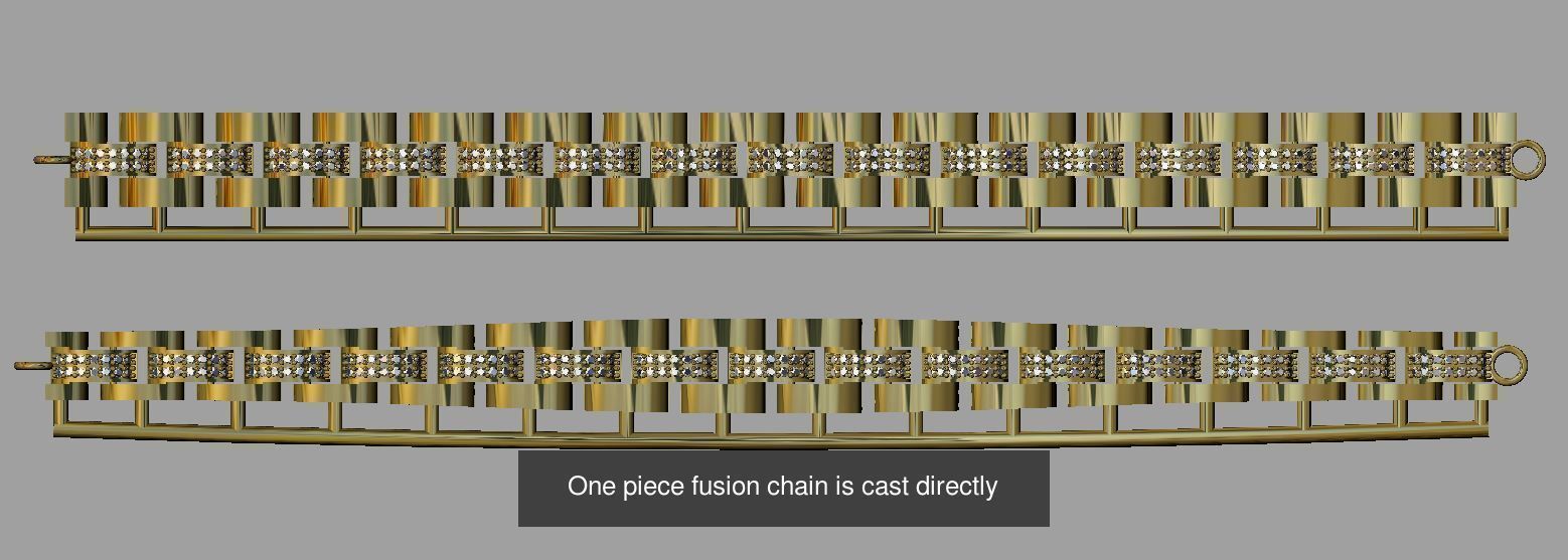 hollow chain models 24pcs 3D Model Collection_7