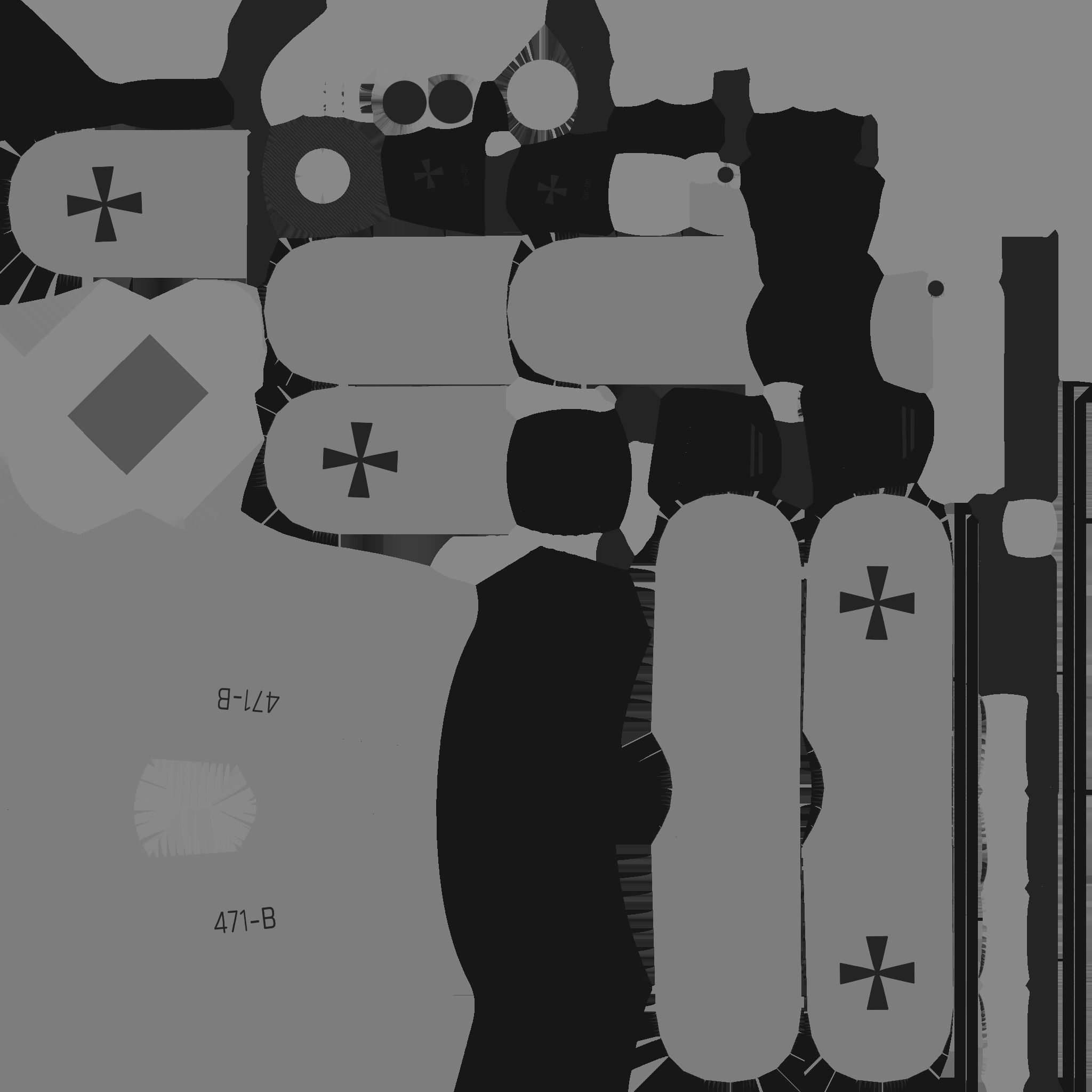 Airplane Cartoon A01 Red - Classic Aircraft Low-poly 3D model_27