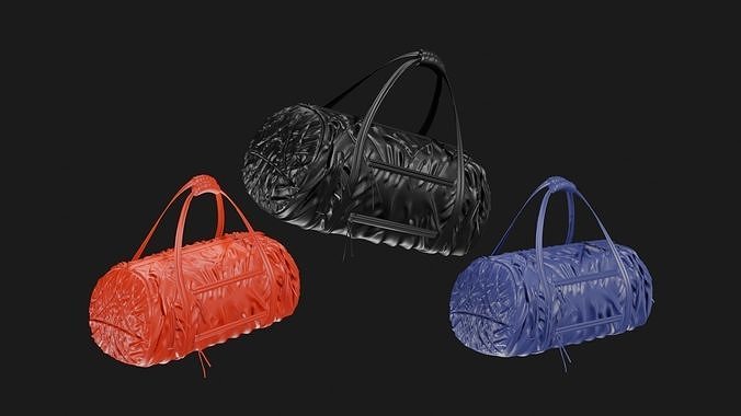 Gym Bag Low-poly 3D model