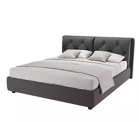 Bed comfortable and modern luxury