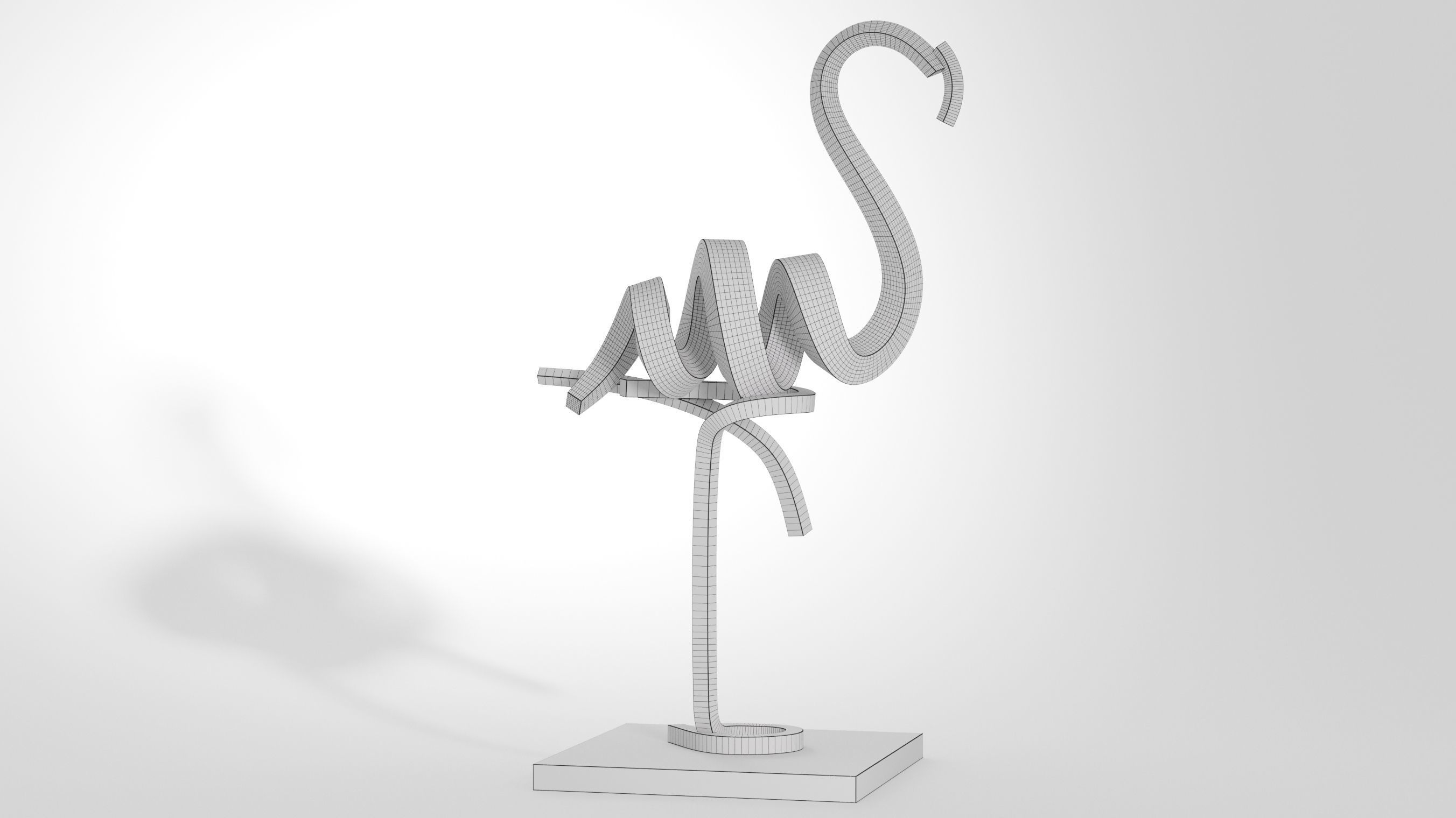 Flamingo 2020 3D model_9