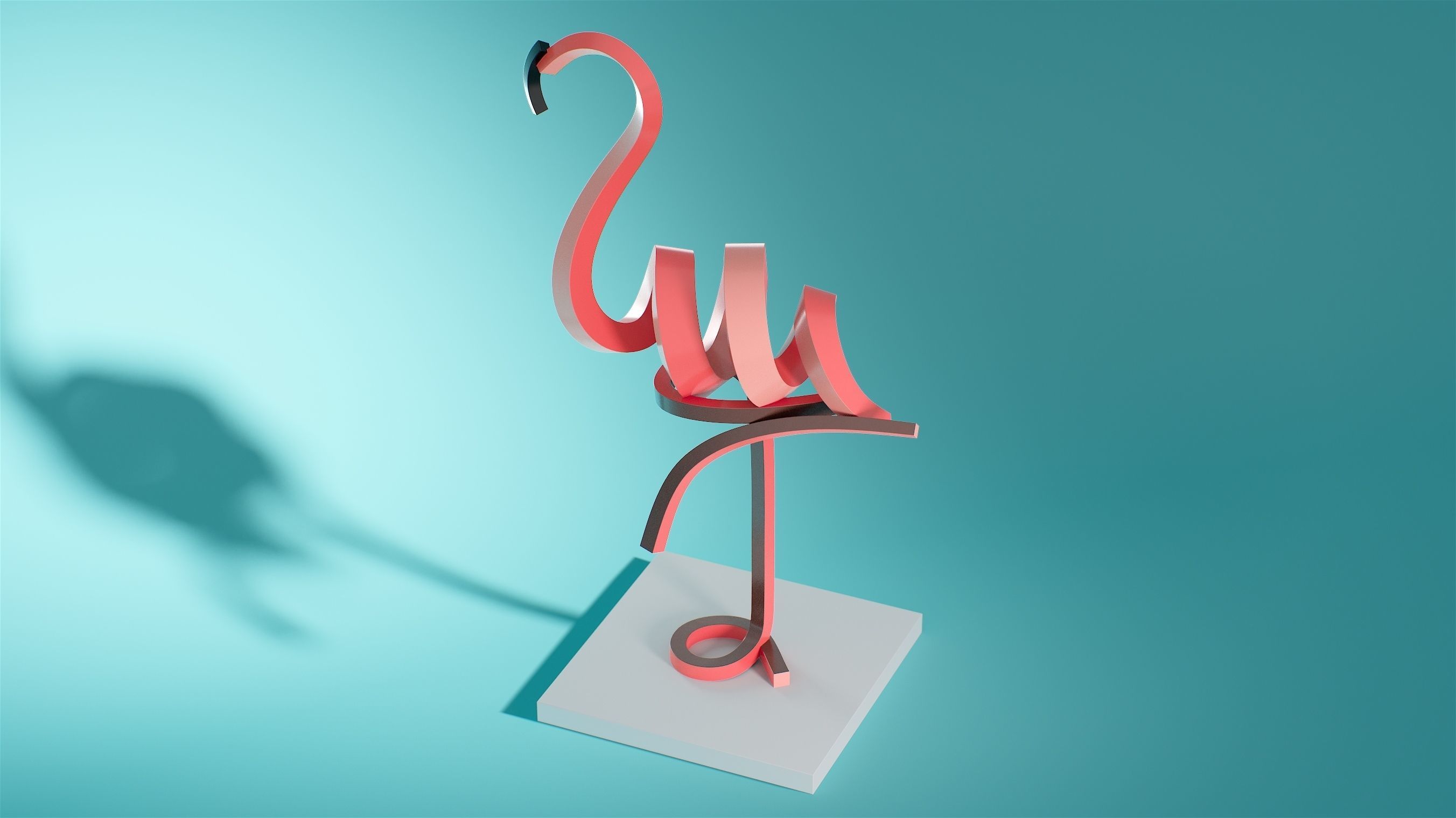 Flamingo 2020 3D model_14