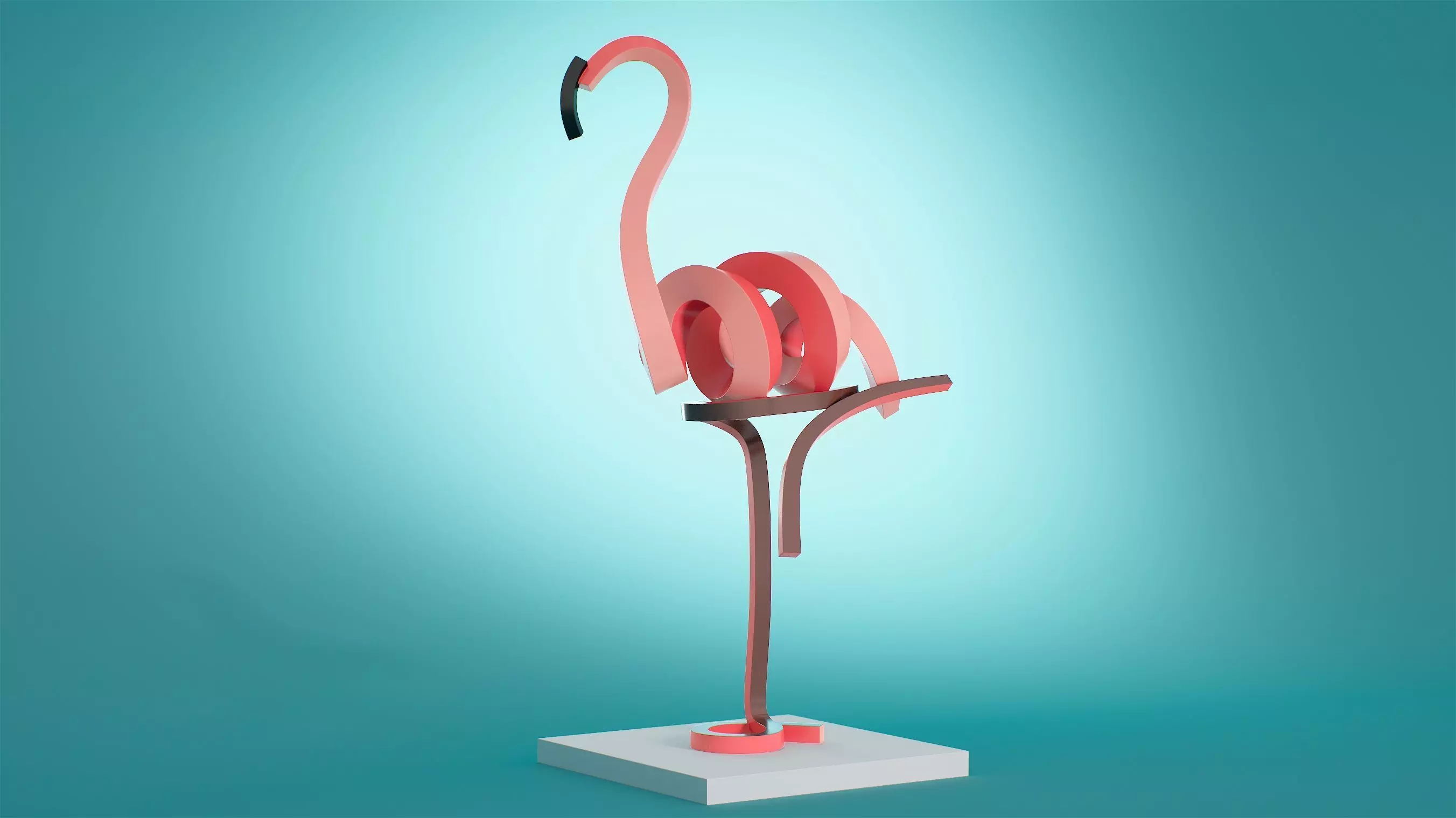 Flamingo 2020 3D model_0