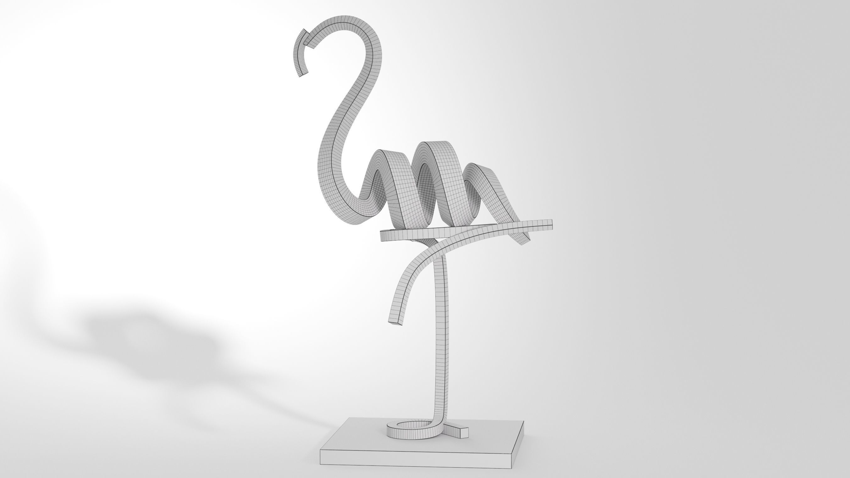 Flamingo 2020 3D model_3