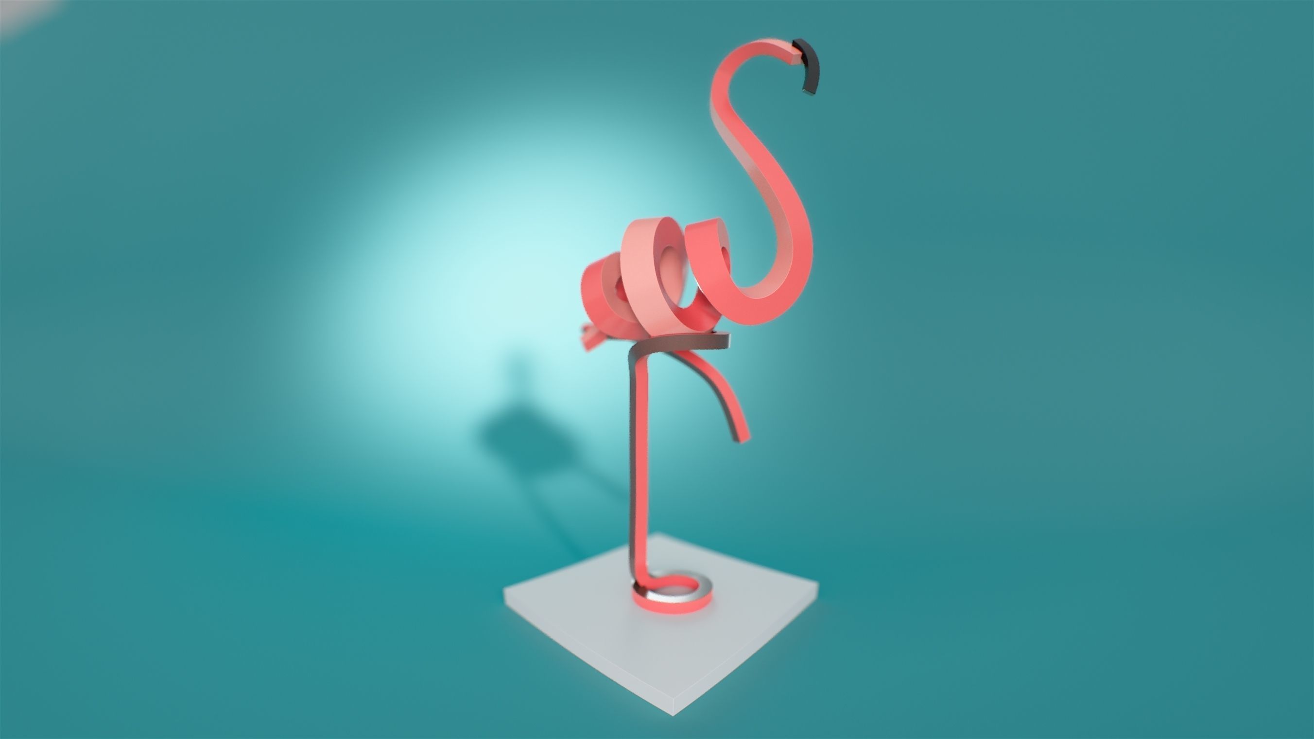 Flamingo 2020 3D model_18