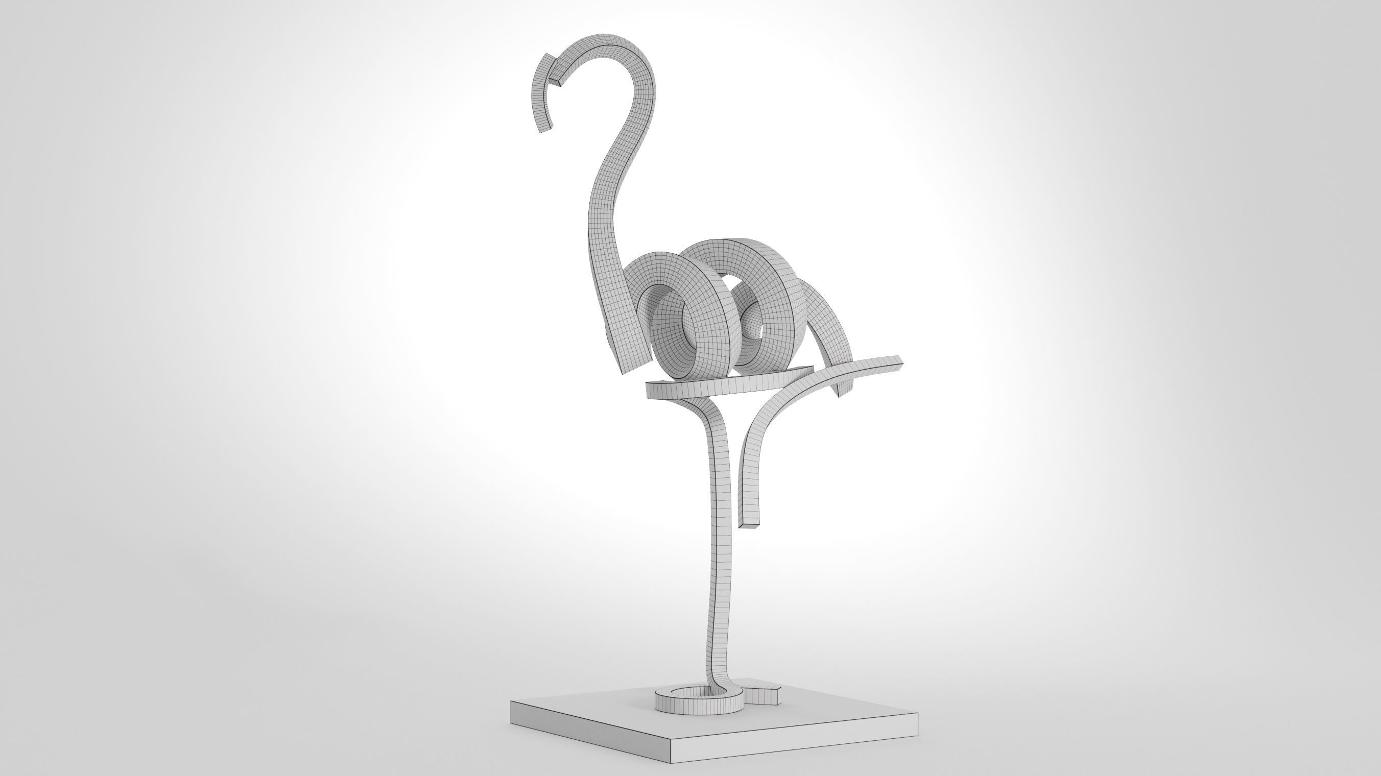 Flamingo 2020 3D model_1