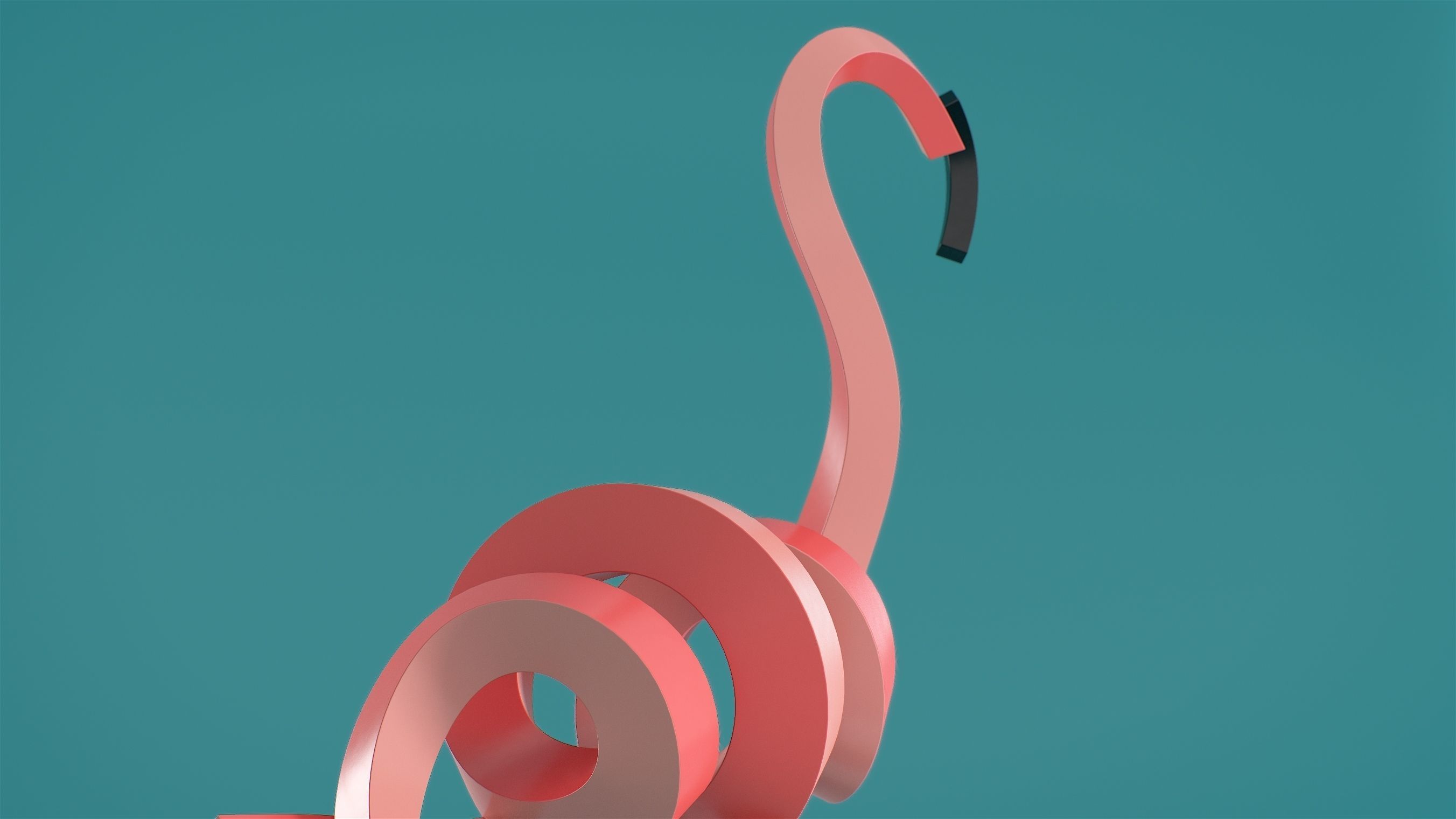 Flamingo 2020 3D model_6