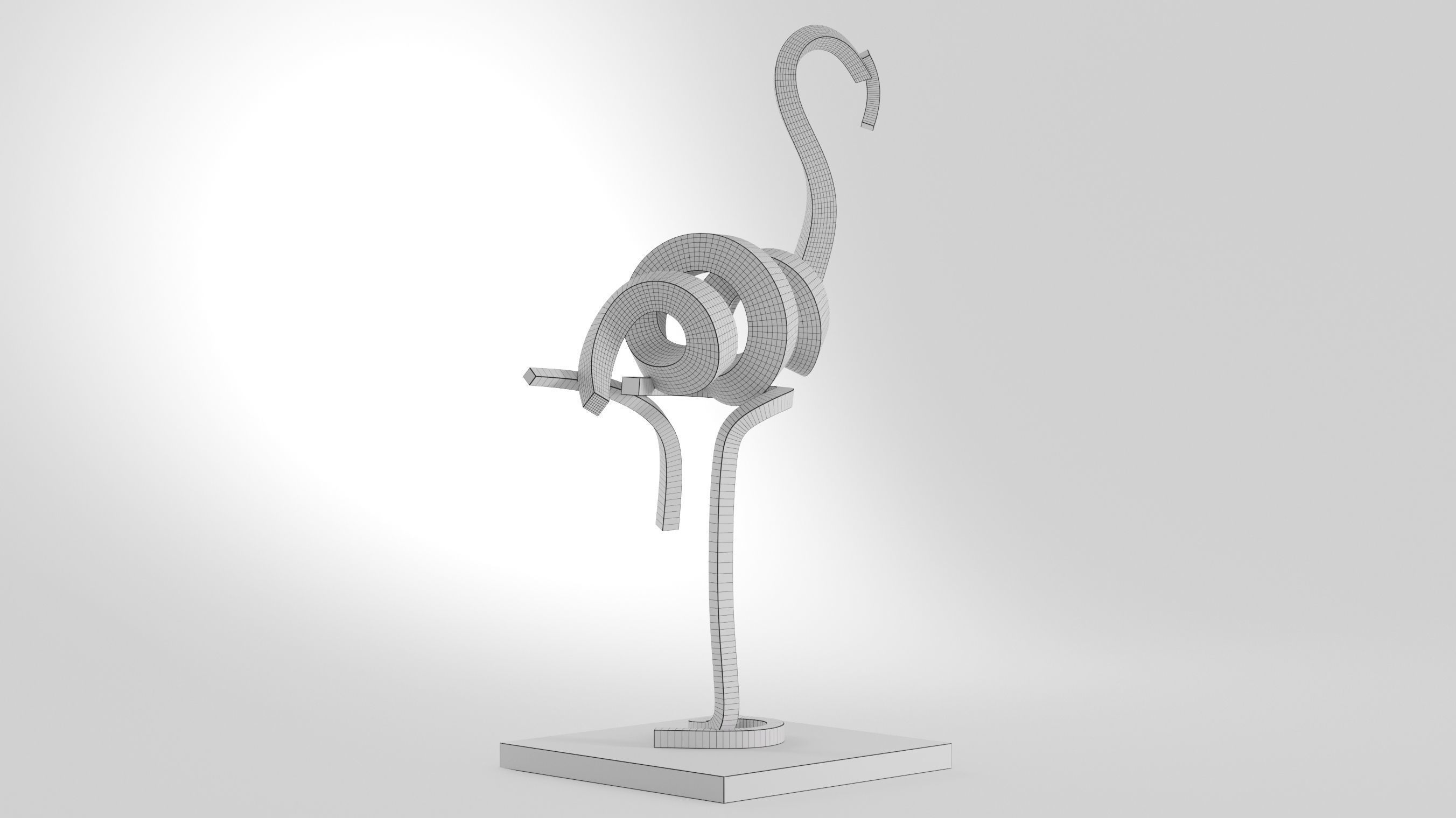 Flamingo 2020 3D model_5