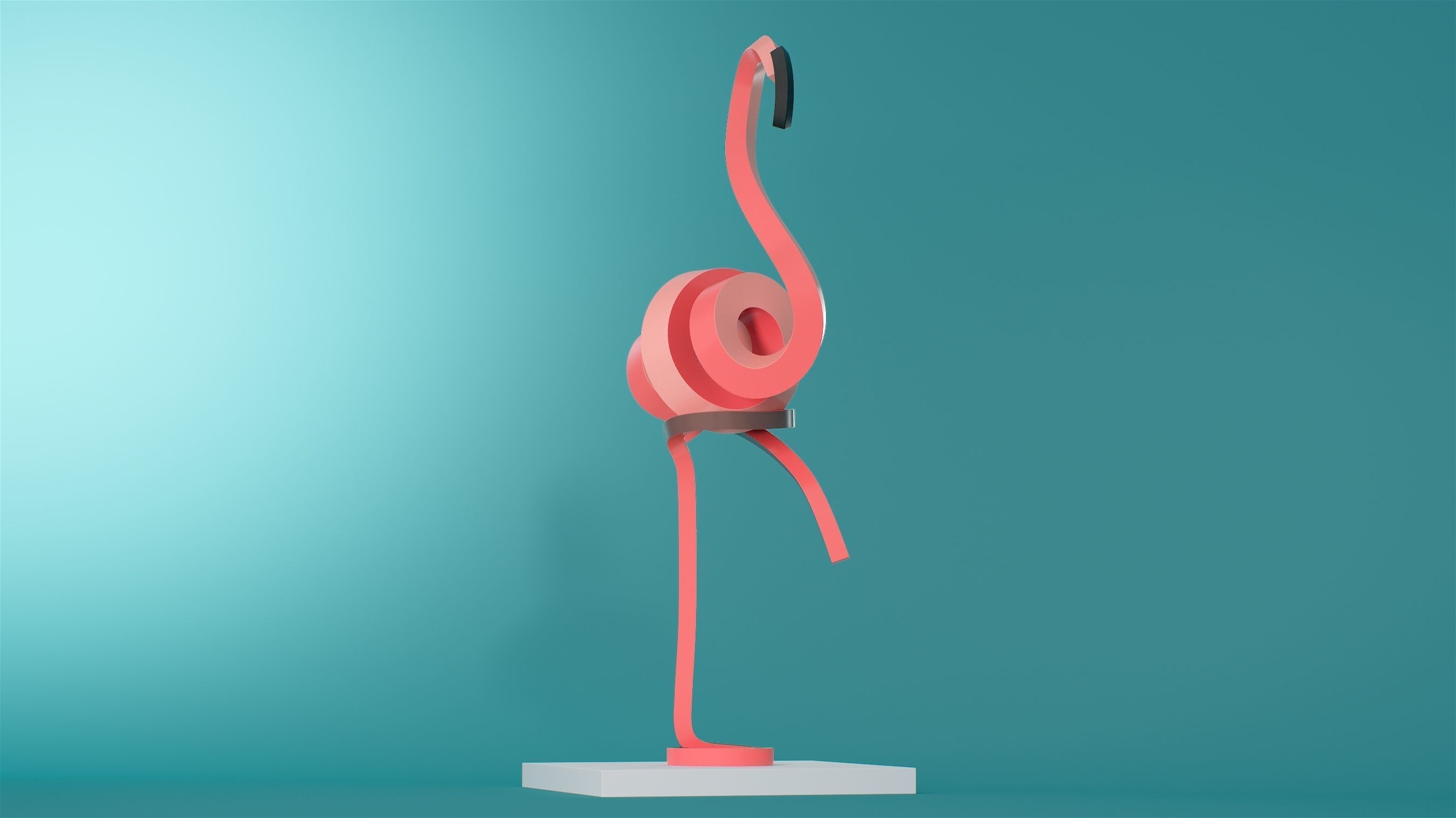 Flamingo 2020 3D model_16