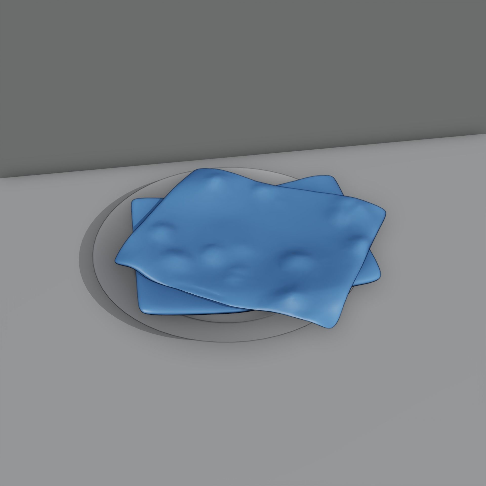 Moroccan Pancakes 3D model of Msemmen 3D model_1