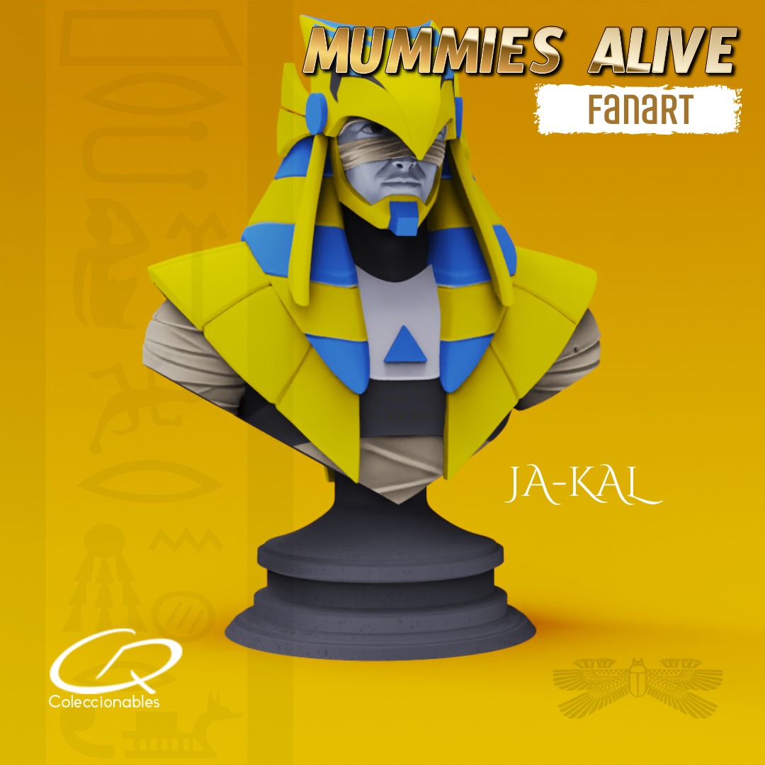 Mummies Alive Collection - Ja Kal 3D print model_3