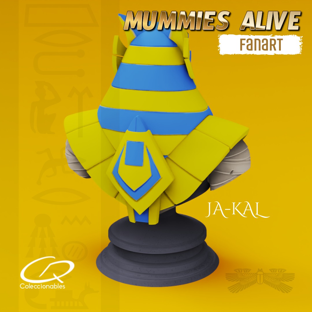 Mummies Alive Collection - Ja Kal 3D print model_1