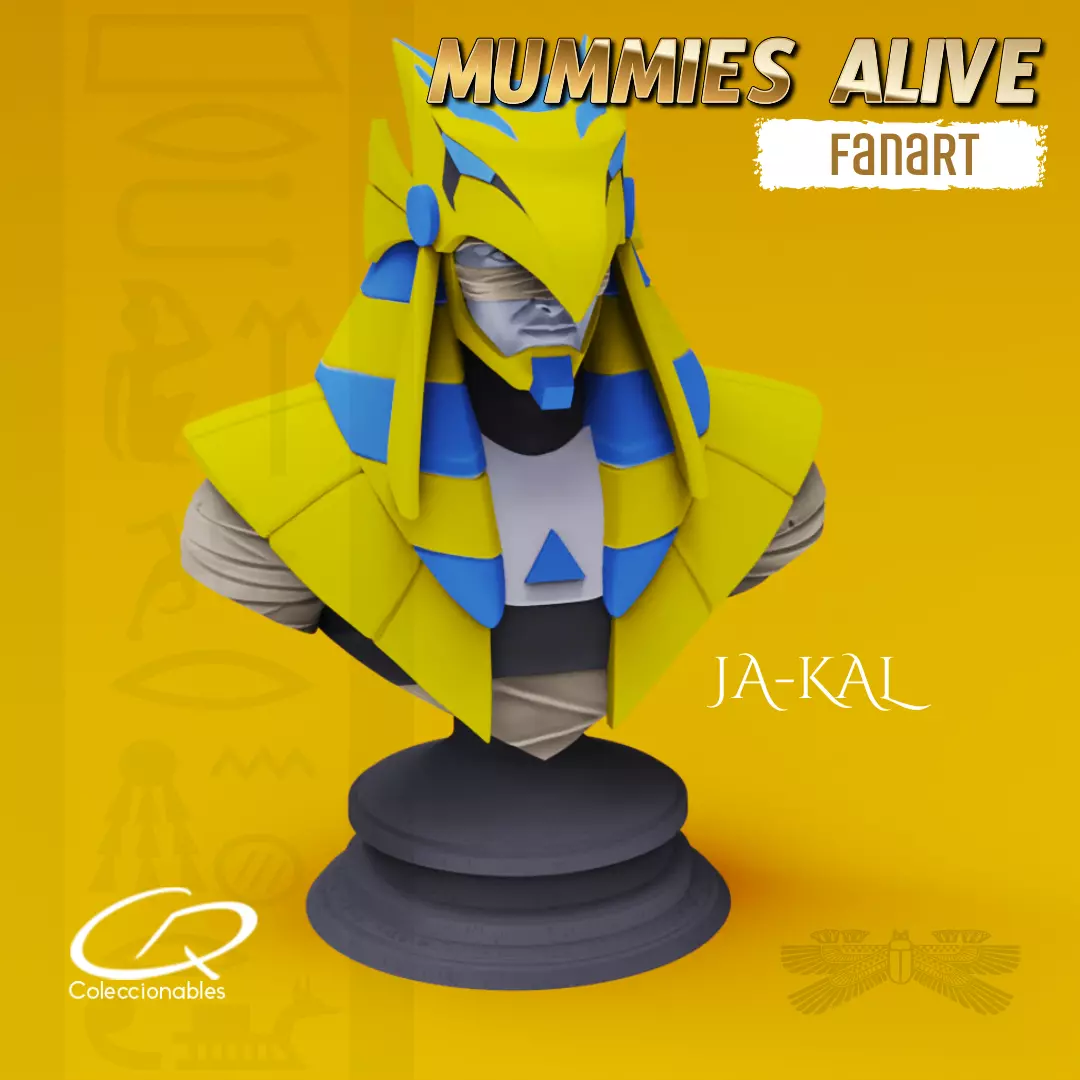 Mummies Alive Collection - Ja Kal 3D print model_0