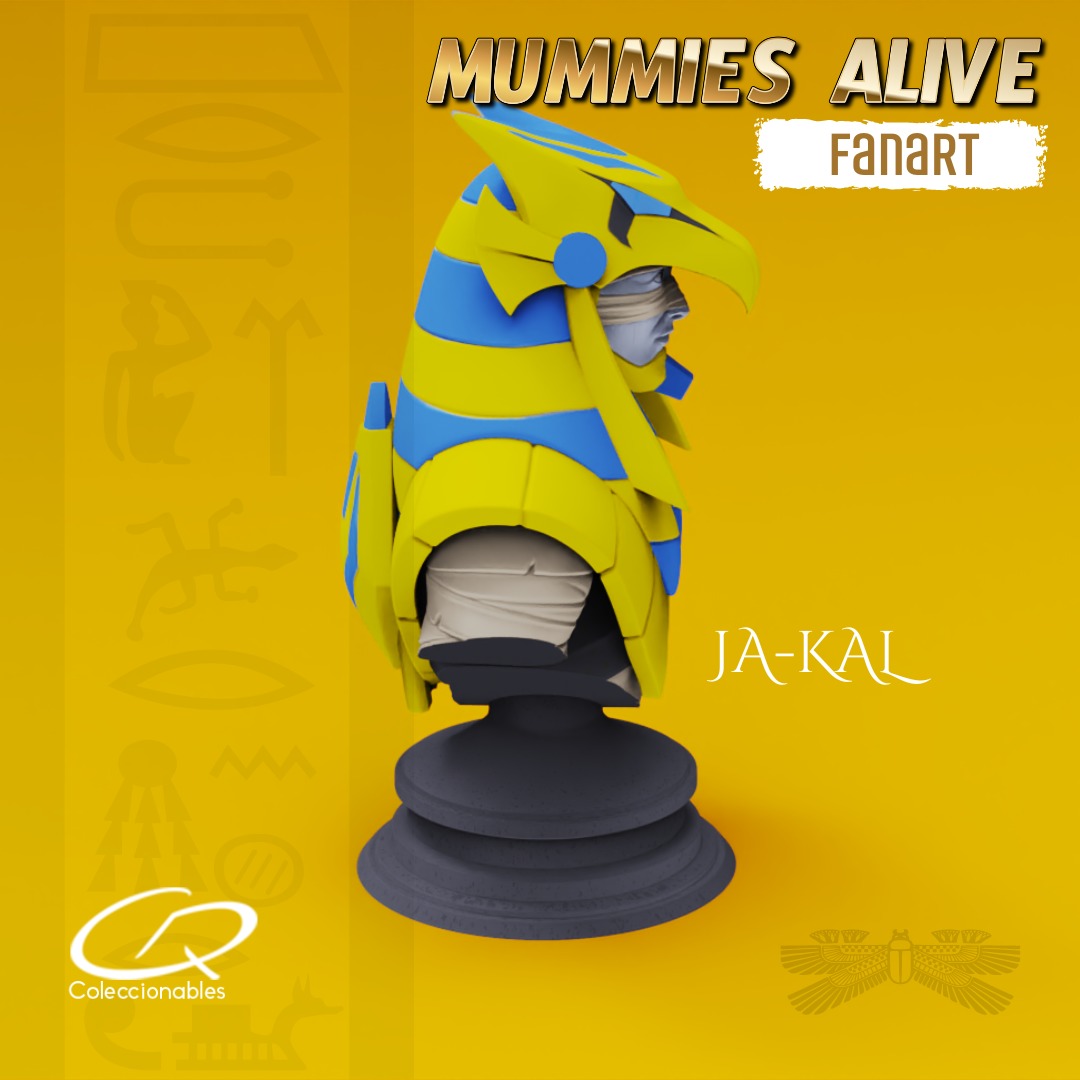 Mummies Alive Collection - Ja Kal 3D print model_4