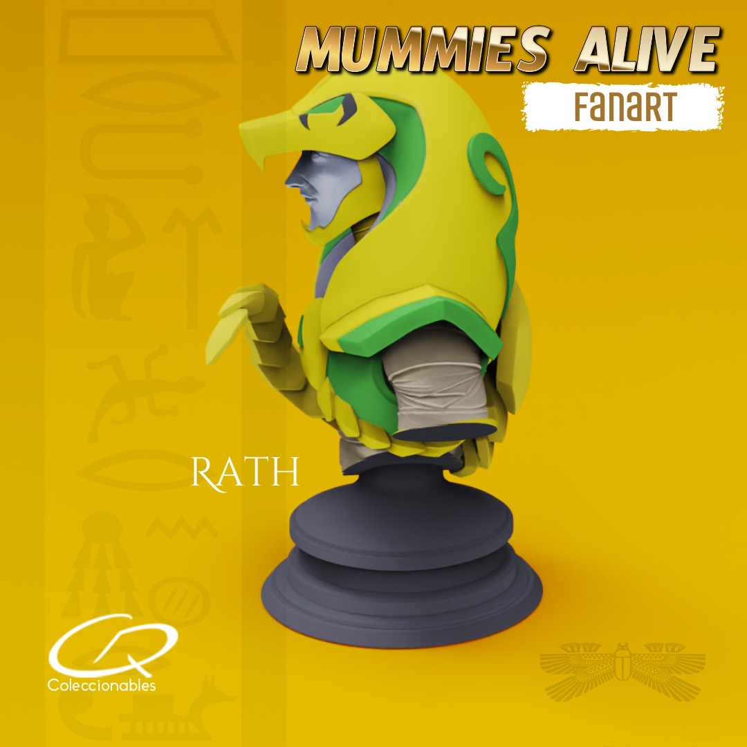 Mummies Alive Collection - Rath 3D print model_1