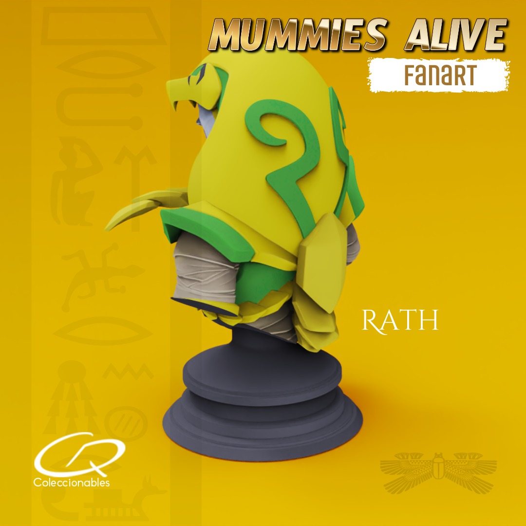 Mummies Alive Collection - Rath 3D print model_5