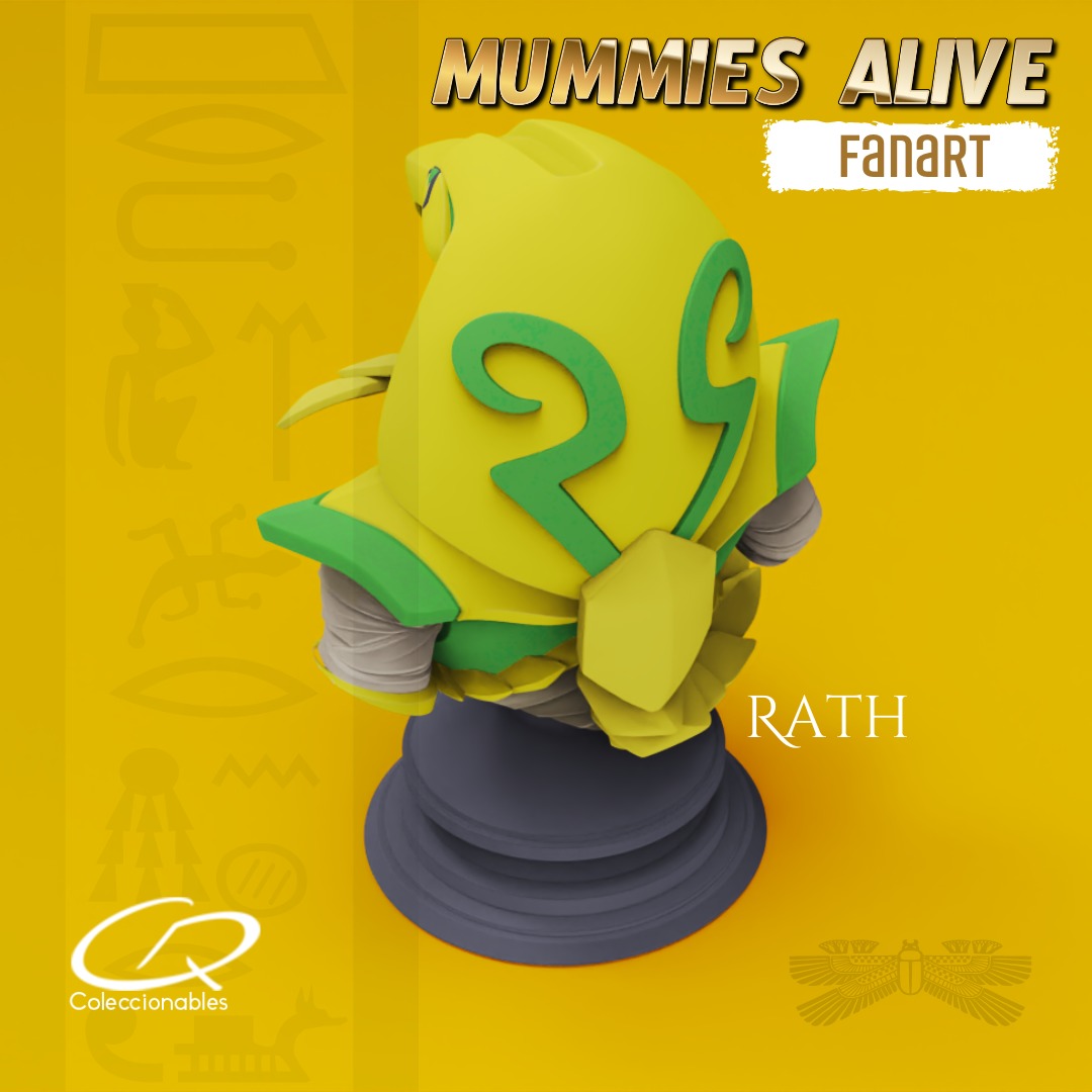 Mummies Alive Collection - Rath 3D print model_2