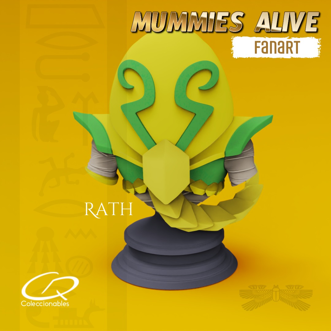 Mummies Alive Collection - Rath 3D print model_4